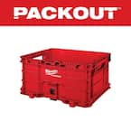 Milwaukee PACKOUT 18.6 in. Tool Storage Crate Bin with Carrying