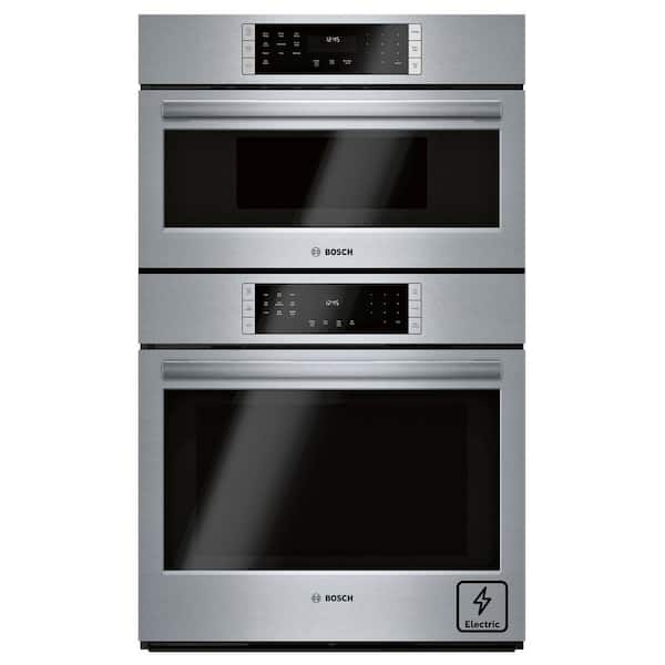 800 Series 30 in. Smart Electric Convection Wall Oven & Built-In Microwave Combo in Stainless Steel w/ Self-Clean, Wi-Fi