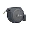 Giraffe Tools Garden Retractable Hose Reel-1/2 in. to 100 ft. Wall Mounted, Dark Grey AW3012US
