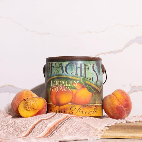Unbranded Farm Fresh Ceramic Candle Peaches