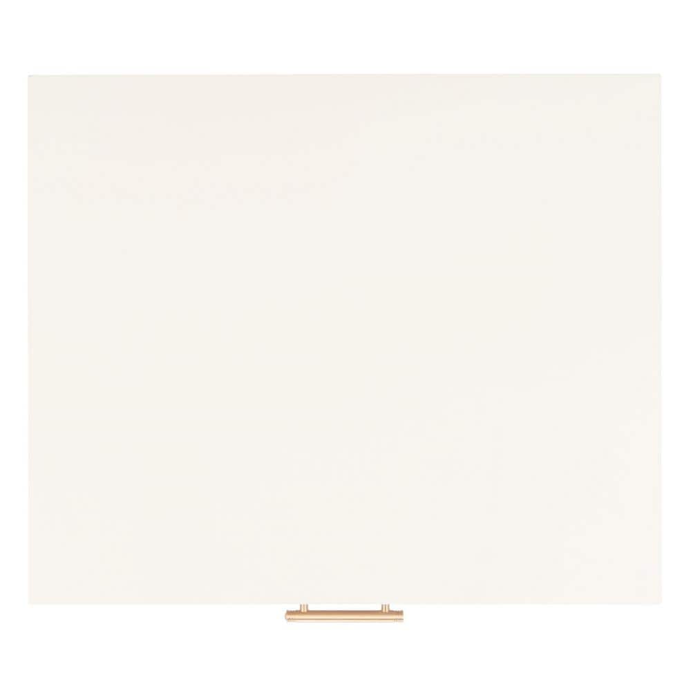 Estella White Wood 1-Drawer Accent Table with Storage