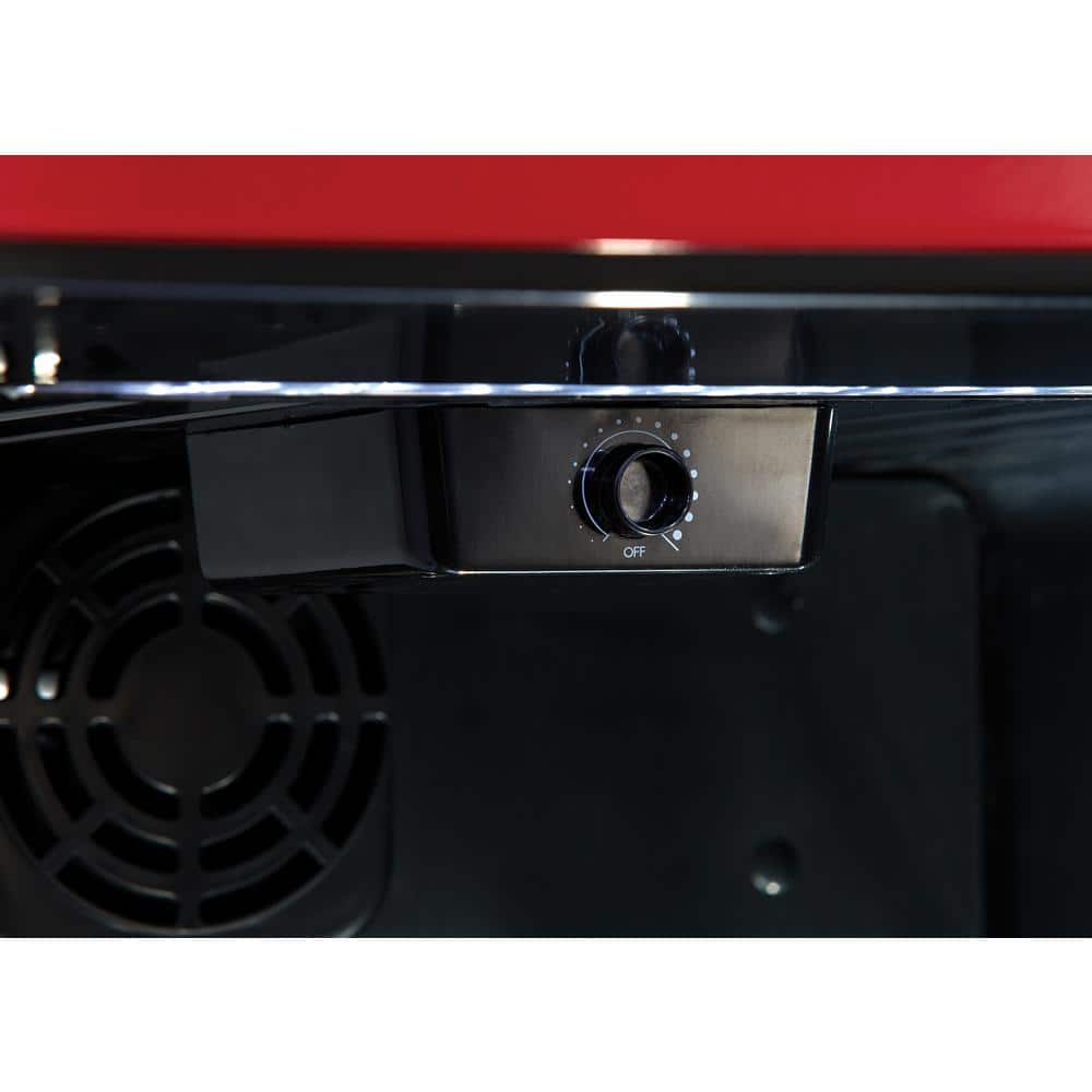 Scarlett Metallic Red Energy Star Retro Refrigerator