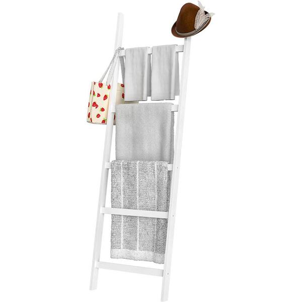 Towel rack with online hamper