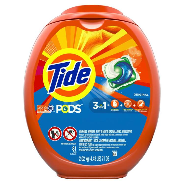 Tide Pods Original Scent Laundry Detergent (81-Count) – Home Depot ...