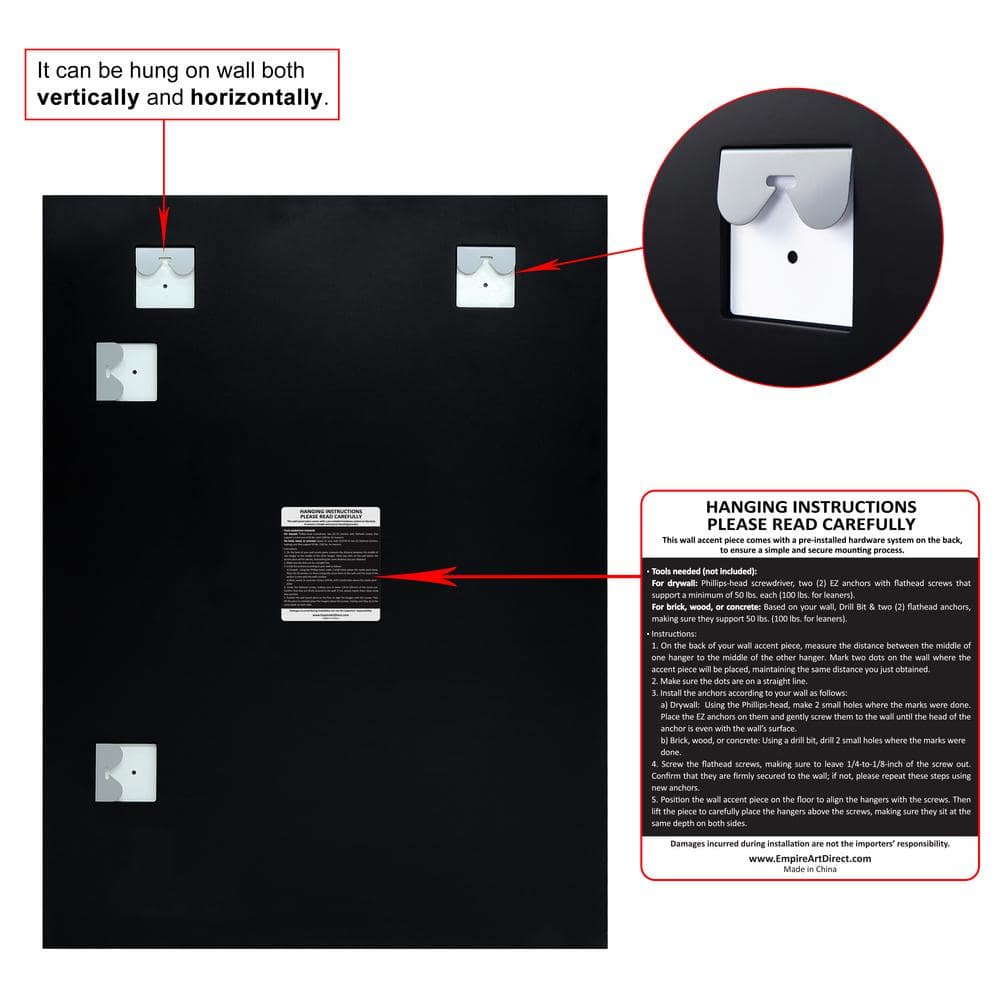 Elegant 30" x 40" Frameless Beveled Prism Rectangular Wall Mirror