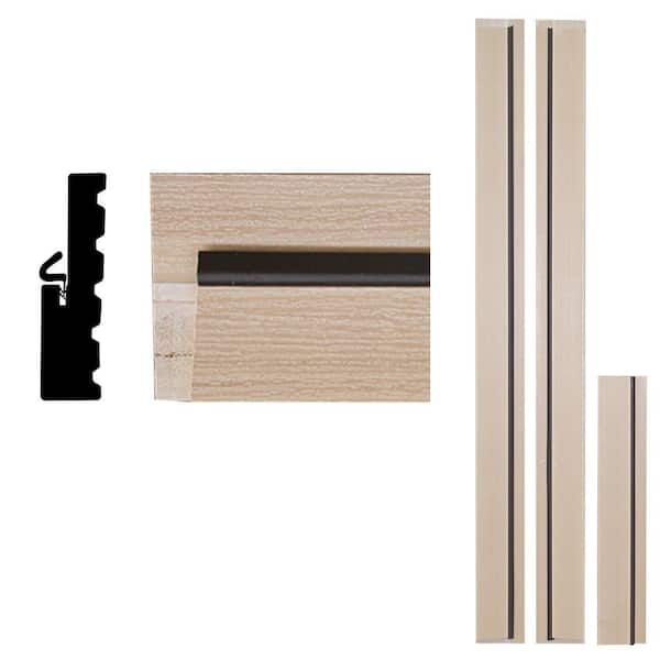 FrontLine 1-1/4 in. x 4-9/16 in. x 83 in. Primed Woodgrain Composite Door Frame Kit