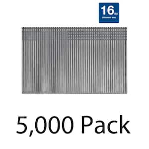 2 in. x 16-Gauge Straight Finish Nails 2 Boxes (2500 per Box)