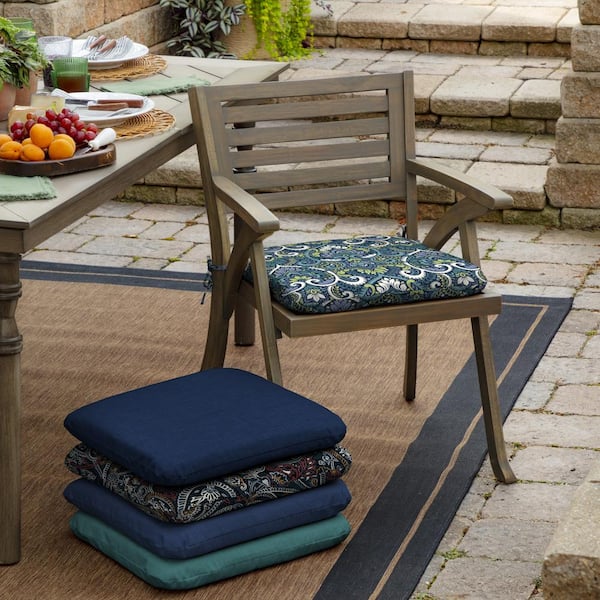 Arden Selections 19 X 18 Sapphire Aurora Damask Outdoor Seat Cushion 2 Pack Tg0q329b D9z2 The Home Depot