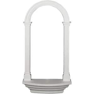 5-7/8 in. x 25-3/4 in. x 50-1/2 in. Primed Polyurethane Surface Mount Carrillo Wall Niche Moulding