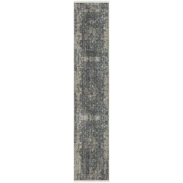 Unique Loom La Cabana Baracoa Rug Fume Gray/Brown 2' 7 x 10