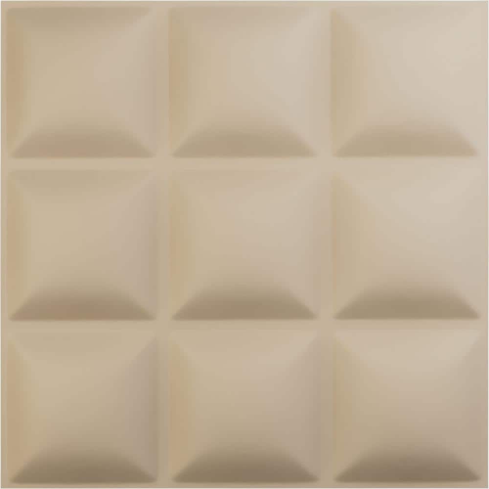 19 5/8 in. x 19 5/8 in. Classic EnduraWall Decorative 3D Wall Panel, Smokey Beige (Covers 2.67 Sq. Ft.) price history on PriceWatchPro