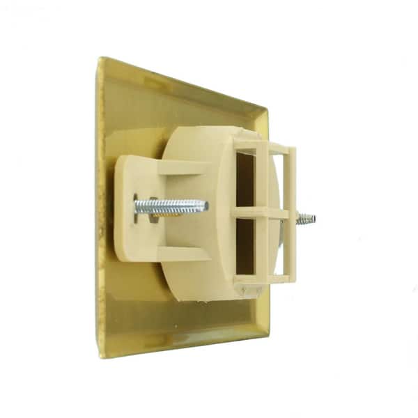 福袋 セール Leviton QuickPort Floor Jack Assembly, Brass 41652 41652 作業工具