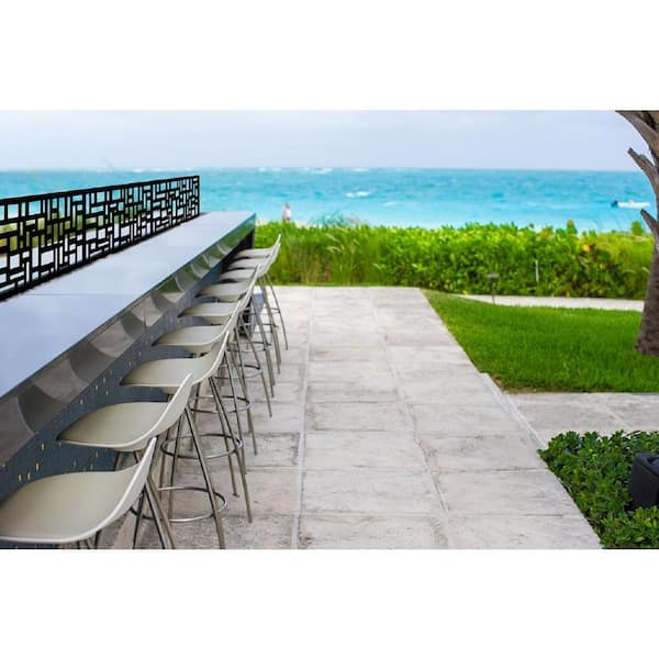 Matrix 0.3 in. x 45.7 in. x 1.9 ft. Cobblestones Wall Art & Fence Panel