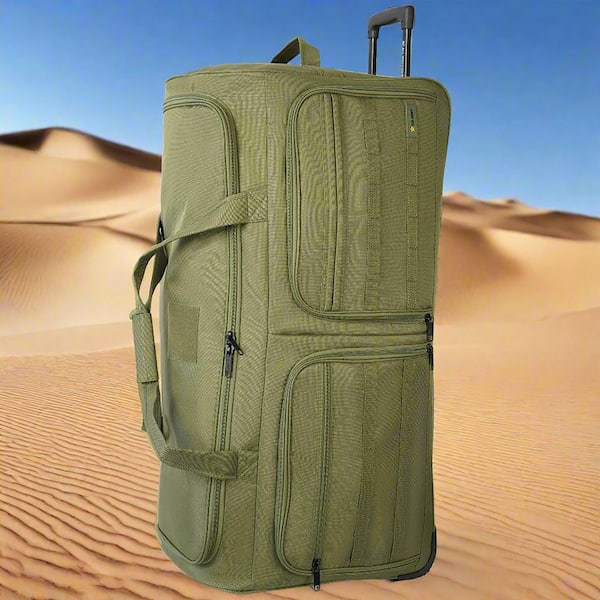 US ARMY U.S. Army ROMEO 36-inch XL Tactical Rolling Duffel Green