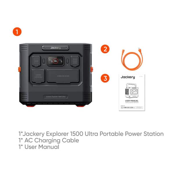 Jackery 1800W/3600W Peak Push Button Start Battery Generator