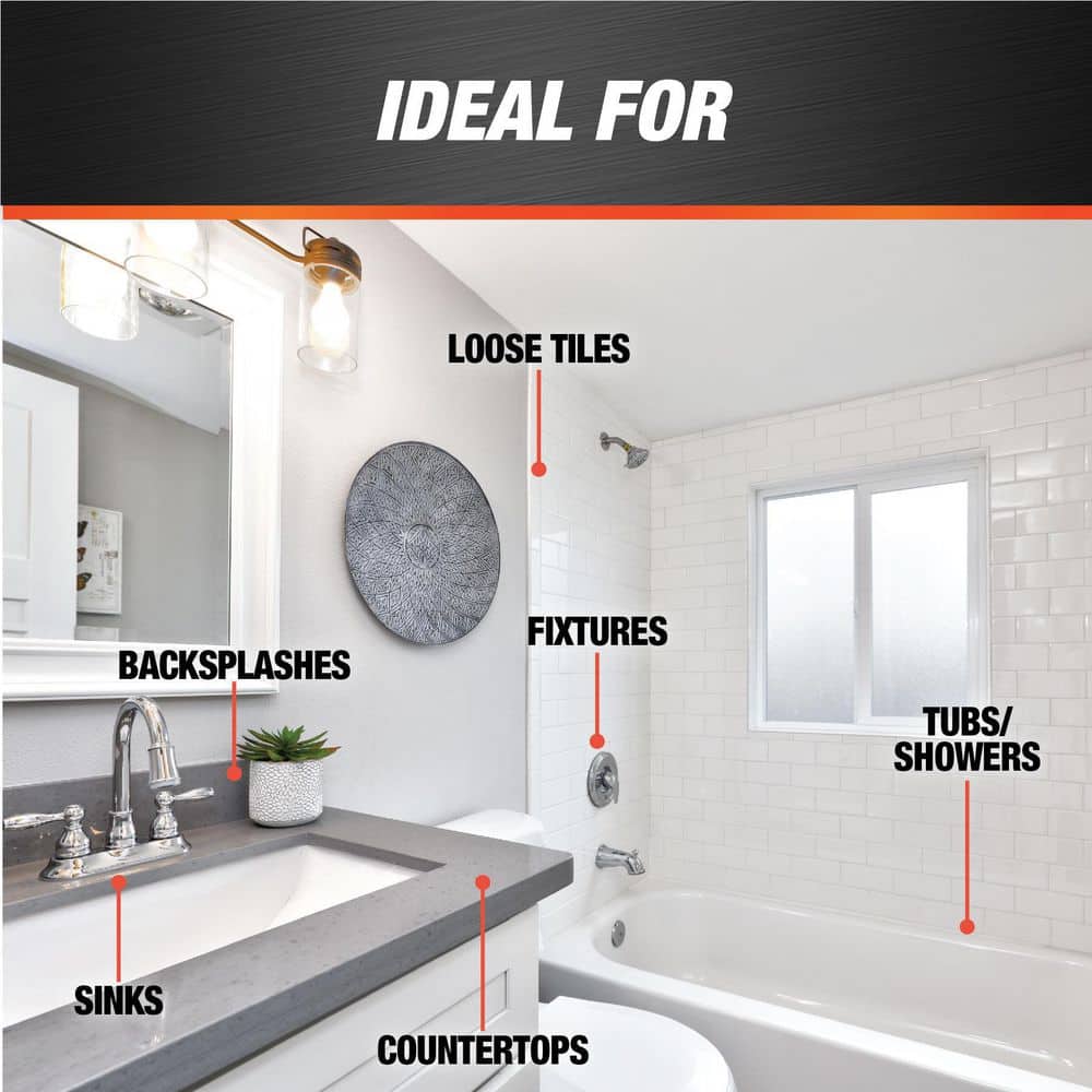 DAP Kwik Seal Ultra Clear Silicone Kitchen and Bath Caulk Sealant 5.5 oz