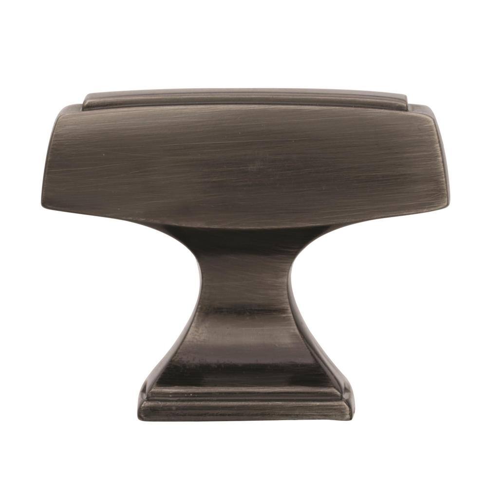 Gunmetal T-Handle Cabinet Knob with Mounting Hardware