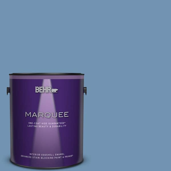 BEHR MARQUEE 1 gal. #T13-5 Belladonna Eggshell Enamel Interior Paint & Primer