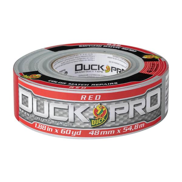 Duck Pro 1.88 in. x 60 yds. Red All-Purpose Duct Tape