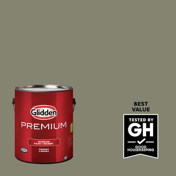 Glidden Premium 1 gal. PPG1031-5 Seaweed Wrap Semi-Gloss Interior Paint