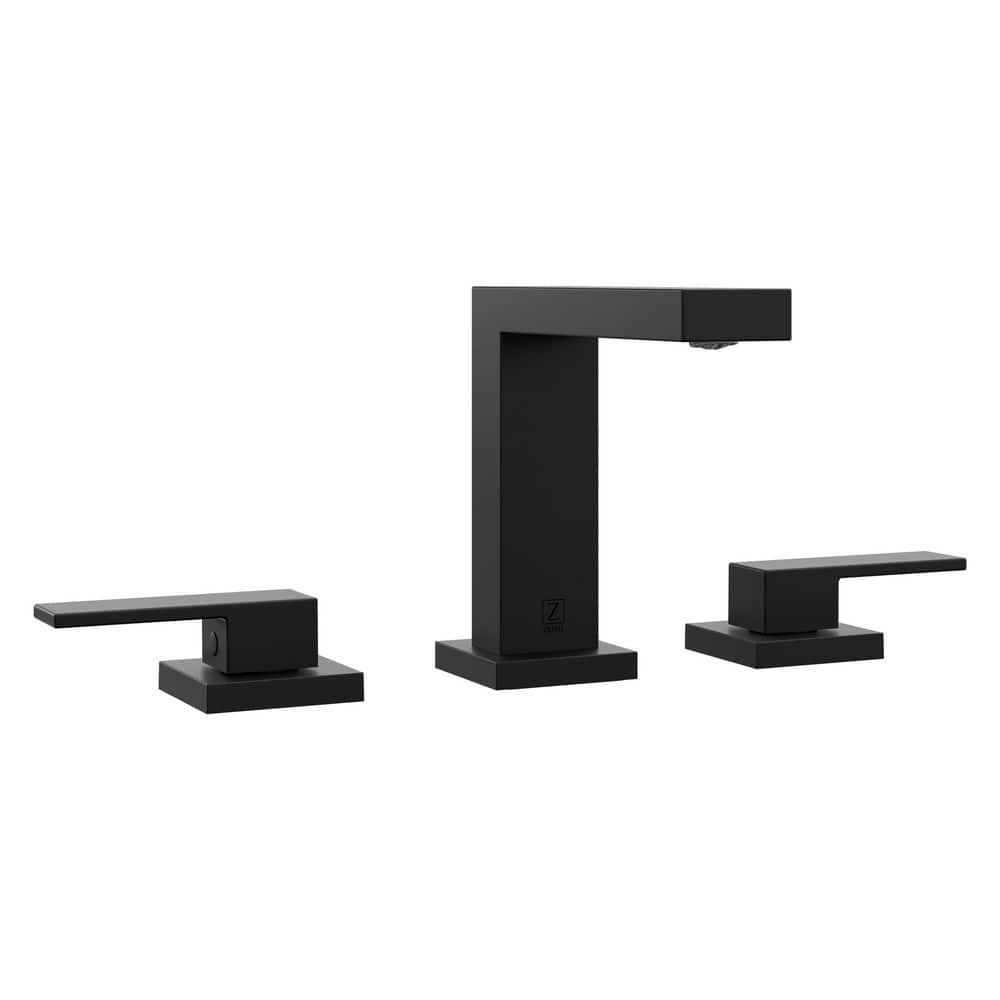 Palisades Modern Widespread Double Handle Bathroom Faucet in Matte Black price history on PriceWatchPro