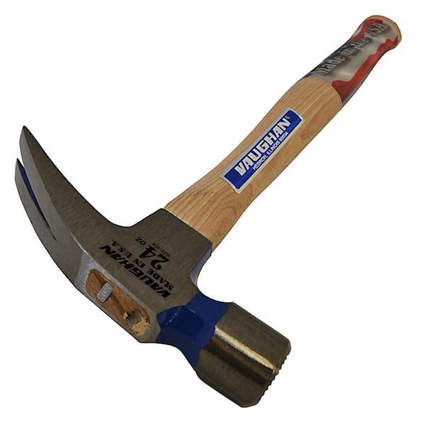 24 oz. Milled Face Framing Hammer, 17 in. Hardwood handle