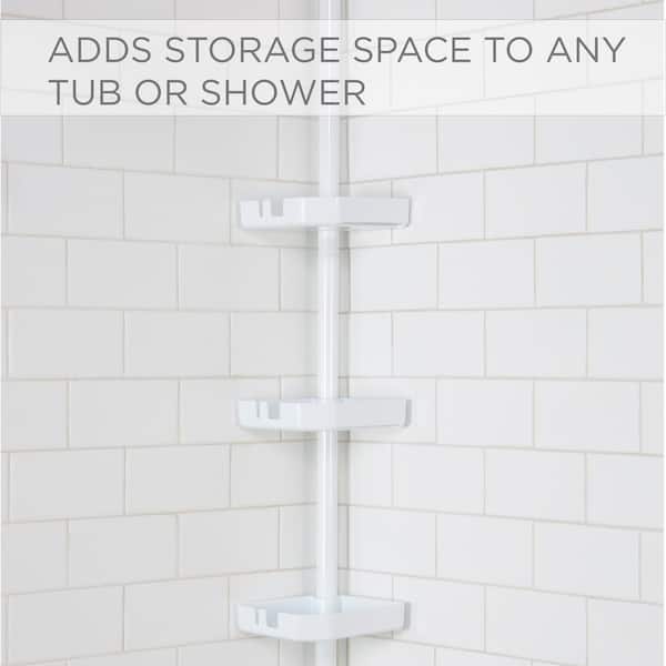 Simple Spaces SHOWER CADDY SMALL WHITE