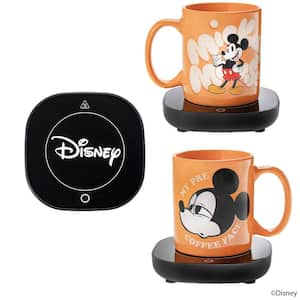 1-Cup Orange Coffee Maker Mug with Mug Warmer Disney Mickey Mouse