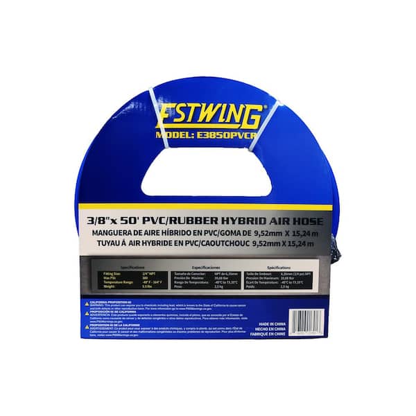 Estwing 1/4 in. x 50 ft. PVC / Rubber Hybrid Air Hose with