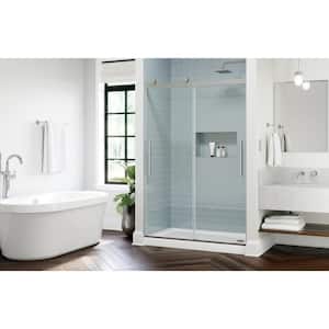 Classic 500 43-3/8 to 47-3/8 in. W x 71 in. H Frameless Sliding Shower Door in Chrome with 5/16 in. Clear Glass