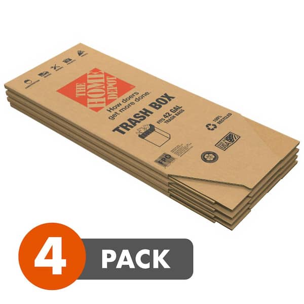 The Home Depot 42 gal. Disposable Trash Can (4 pack) TB42GAL