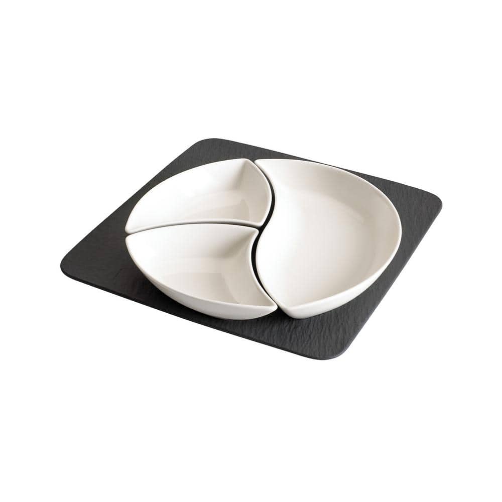 Villeroy & Boch New Wave Four Piece 12.75 in. wide and 1 in