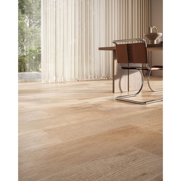 Yorkwood 12 in. 72 in. Matte Natural Porcelain Wood Look Tile (23.24 sq. ft. /case)