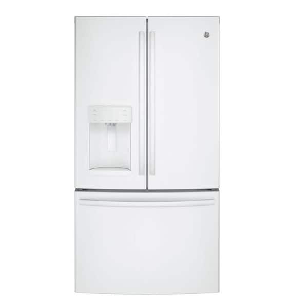 GE 27.8 cu. ft. French Door Refrigerator in White, ENERGY STAR