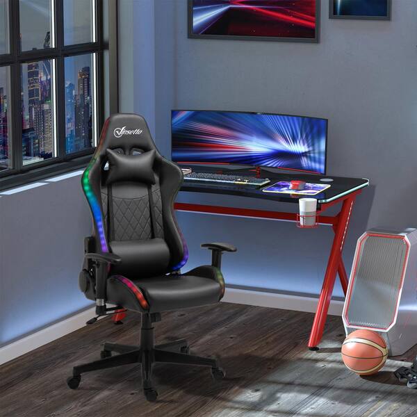 Gaming Chair Racing Ergonomic Recliner Office Computer Desk Chair Swivel 