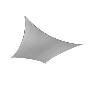 8 ft. x 10 ft. Grey Rectangle Sun Shade Sail Canopy Fabric Cloth