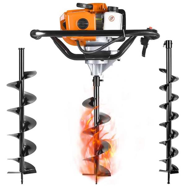 SALEM MASTER 52 cc 2 Stroke Gas Powered Posthole Digger Earth Auger Drill for Fence and Planting