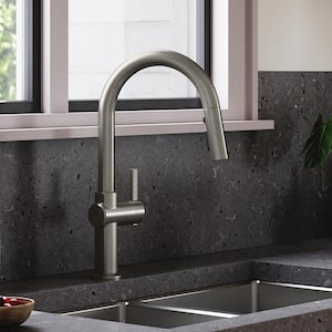 Clarus Touchless Single Handle Pull Down Sprayer Kitchen Faucet in Vibrant Stainless