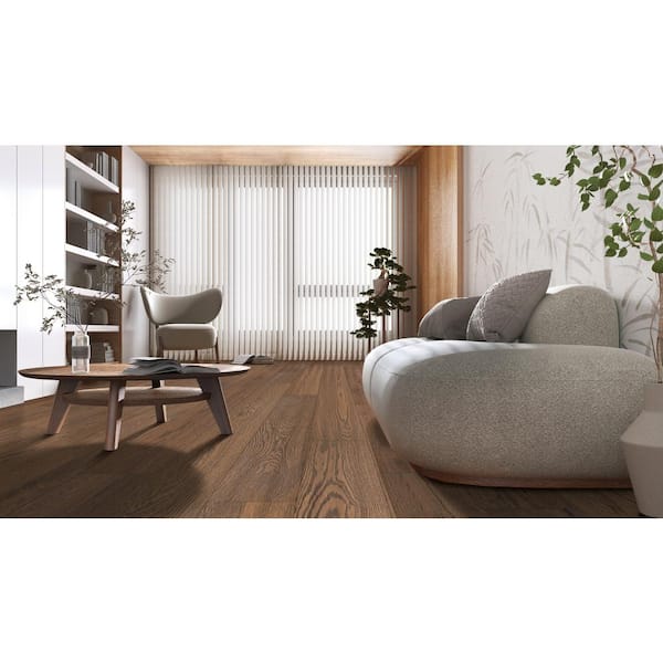 Halliday Ridge 0.82 in. T x 3 in. W x 78 in. L Engineered Hardwood Flush Stair Nose Eased Edge Molding
