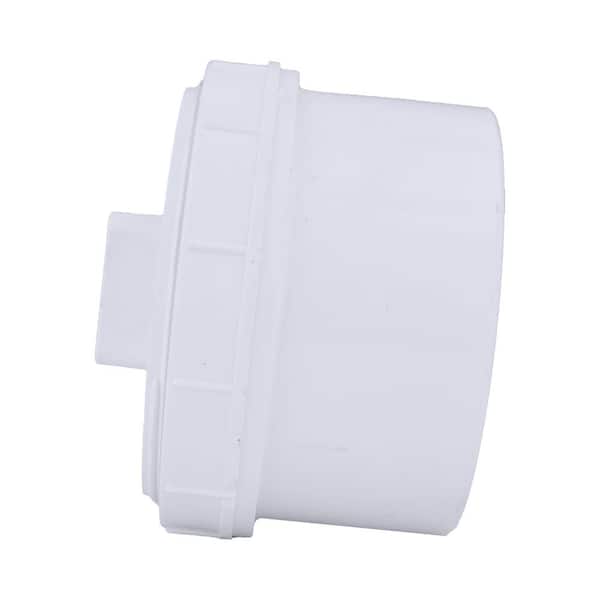 Charlotte Pipe - 4 in. PVC DWV FTG Cleanout Adapter with Plug