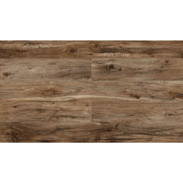Dekorman Woo-dy Rocky Mountain Oak 20 MIL x 9 in. W x 60 in. L Click Lock Waterproof WPC Vinyl Plank Flooring (30.1 sqft/case)