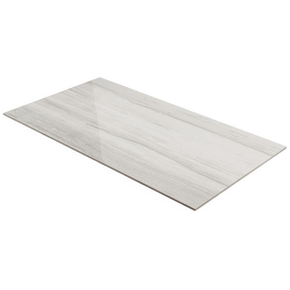 Luminus White Polished Porcelain Large Format Tile