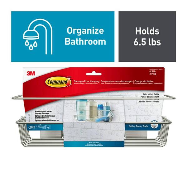 Shower Caddy in Satin Nickel