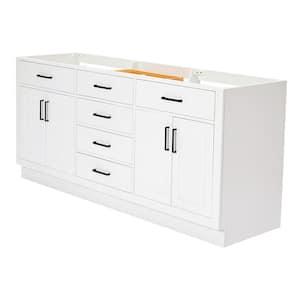 Hepburn 72 in. W x 21.5 in. D x 34.5 in. H Bath Vanity Cabinet without Top in White