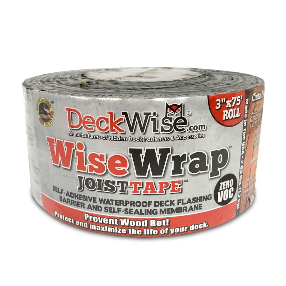 DeckWise Joist Tape Self Adhesive Deck Flashing 3in X 75ft for sale online 
