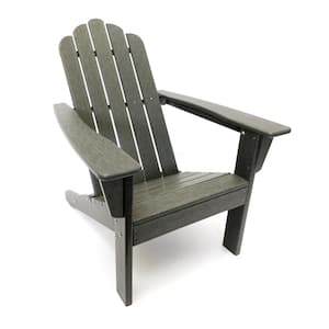 Marina Gray Patio Plastic Adirondack Chair