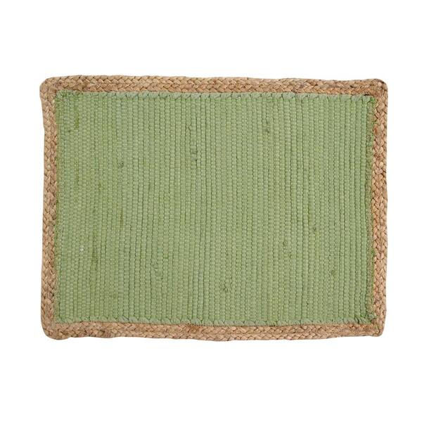 Better Trends Element Border Light Sage Placemats