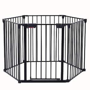 25 in. W X 29 in. H Multifunctional fence 6-Piece ( Pet Pens, Fireplace, Christmas Tree, Stairs Gate, Prohibited area）