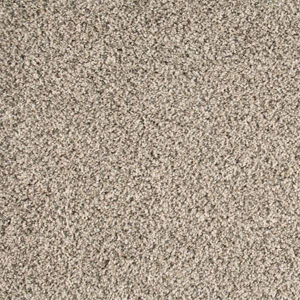 Rockaway II-Shooting Star-Grey 44 oz. Polyester Textured Installed Carpet