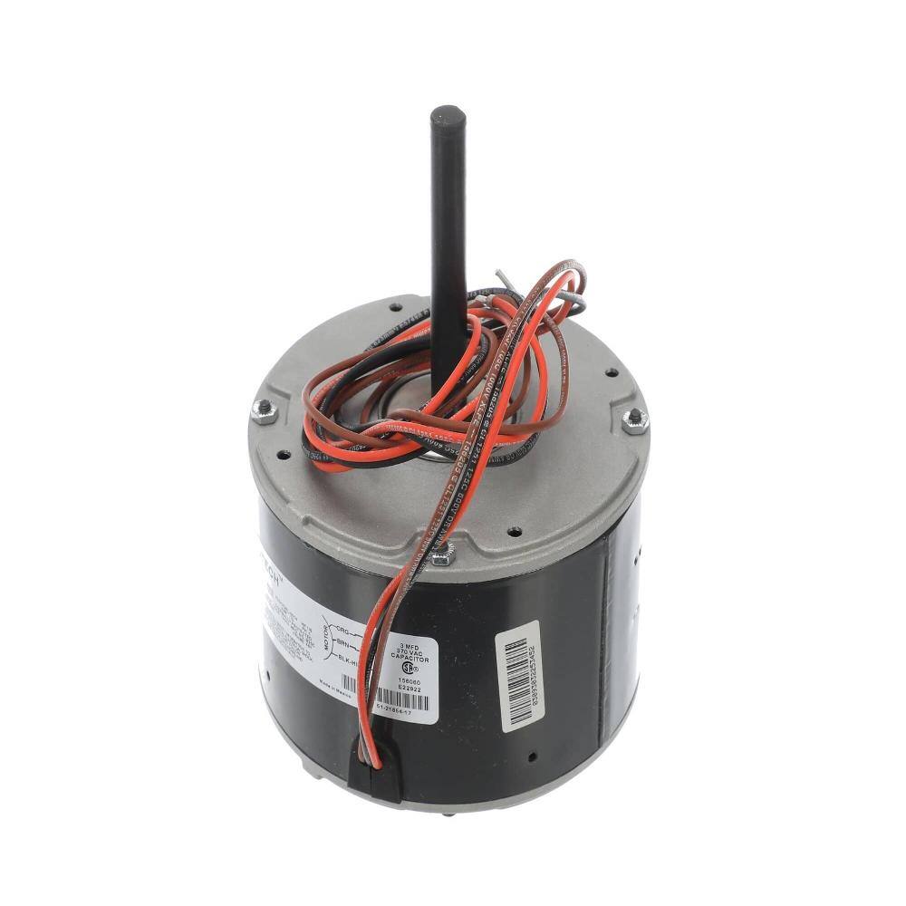 Condenser Motor, 208/230V, 60Hz, 1/6 HP, Single Phase, 1075 RPM, Counterclockwise Rotation 51-21854-17 price history on PriceWatchPro